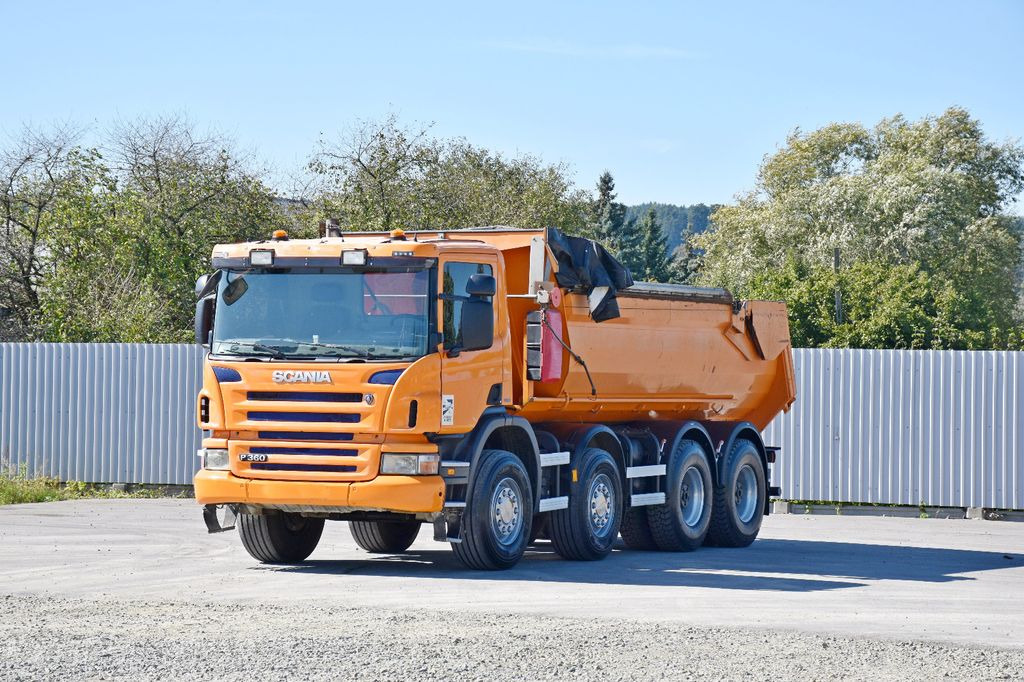 Scania P360 Kipper * 8x4 * TOPZUSTAND ! Scania P360 Kipper * 8x4 * TOPZUSTAND ! - Kipper vrachtwagen: afbeelding 1 Scania P360 Kipper * 8x4 * TOPZUSTAND ! Scania P360 Kipper * 8x4 * TOPZUSTAND ! - Kipper vrachtwagen: afbeelding 1