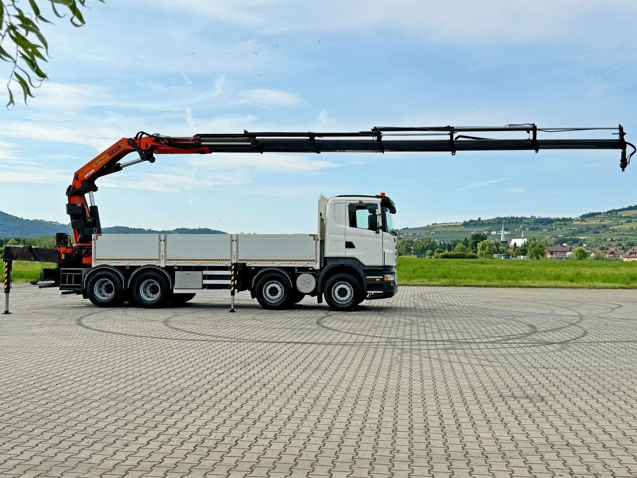 Scania R 420 PRITSCHE 6,47 m * PK 44002/FUNK * 8x4 /TOP - Kraanwagen: afbeelding 5 Scania R 420 PRITSCHE 6,47 m * PK 44002/FUNK * 8x4 /TOP - Kraanwagen: afbeelding 5