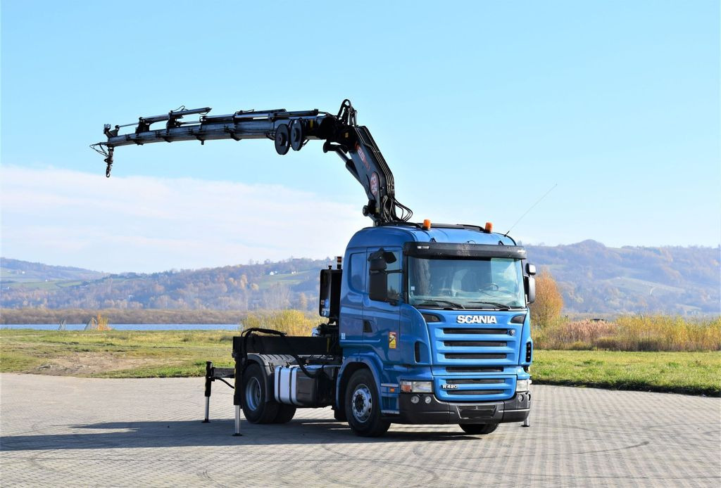 Scania R420 * Sattelzugmaschine + PM SERIE 25/FUNK *TOP - Kraanwagen: afbeelding 2 Scania R420 * Sattelzugmaschine + PM SERIE 25/FUNK *TOP - Kraanwagen: afbeelding 2