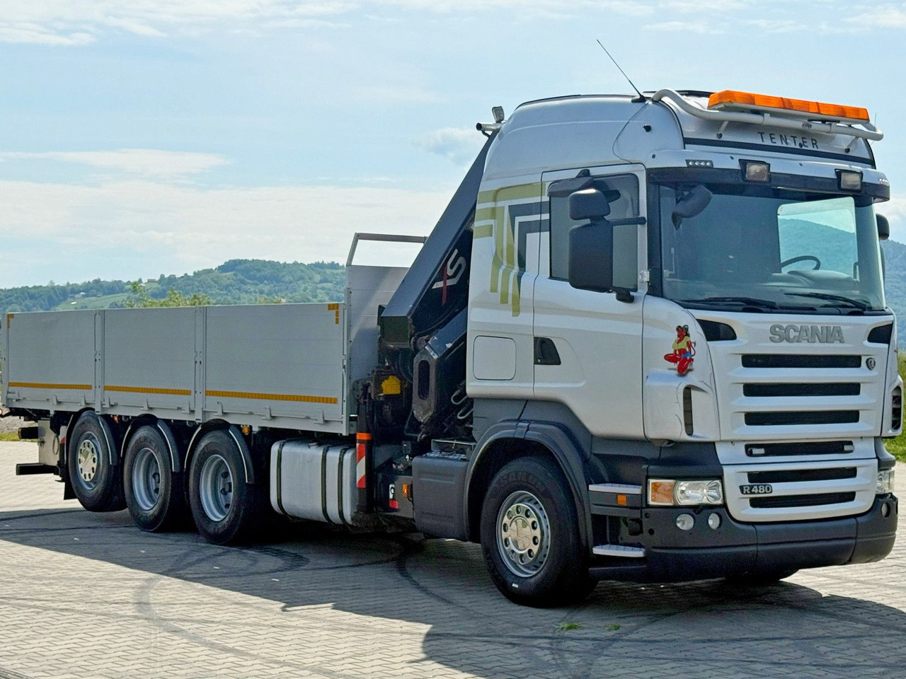 Scania R480 PRITSCHE 6,85m *HIAB 377 E-8 HIPRO/FUNK*8x4 - Kraanwagen: afbeelding 3 Scania R480 PRITSCHE 6,85m *HIAB 377 E-8 HIPRO/FUNK*8x4 - Kraanwagen: afbeelding 3