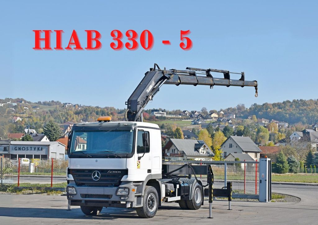 Mercedes-Benz ACTROS 1844 * Sattelzugmaschine *HIAB 330-5/FUNK Mercedes-Benz ACTROS 1844 * Sattelzugmaschine *HIAB 330-5/FUNK - Trekker: afbeelding 1 Mercedes-Benz ACTROS 1844 * Sattelzugmaschine *HIAB 330-5/FUNK Mercedes-Benz ACTROS 1844 * Sattelzugmaschine *HIAB 330-5/FUNK - Trekker: afbeelding 1