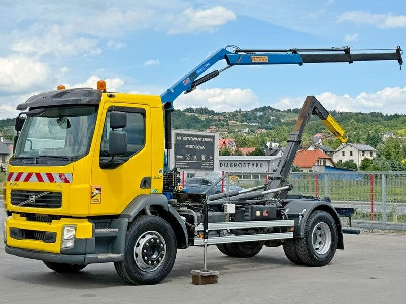 Volvo FL 240 * Abrollkipper * HMF 270 K2 * TOPZUSTAND - Haakarmsysteem vrachtwagen: afbeelding 2 Volvo FL 240 * Abrollkipper * HMF 270 K2 * TOPZUSTAND - Haakarmsysteem vrachtwagen: afbeelding 2