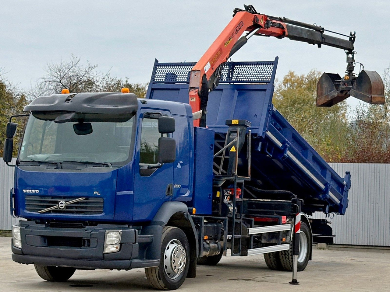 Volvo FL280 KIPPER 4,35m * PALFINGER PK 10000 + FUNK - Kraanwagen: afbeelding 2 Volvo FL280 KIPPER 4,35m * PALFINGER PK 10000 + FUNK - Kraanwagen: afbeelding 2