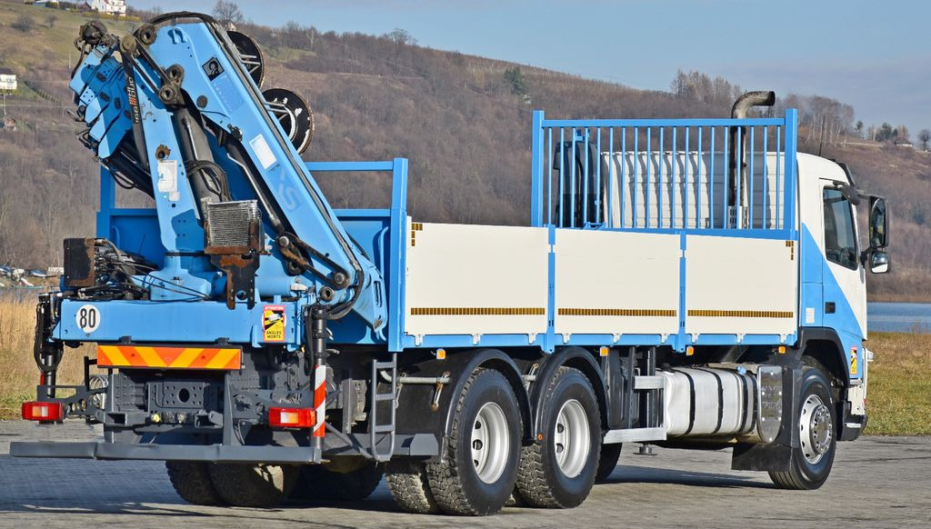 Kipper vrachtwagen, Kraanwagen Volvo FM 410 * HIAB 166 E-4 HIDUO /FUNK *6x4: afbeelding 6