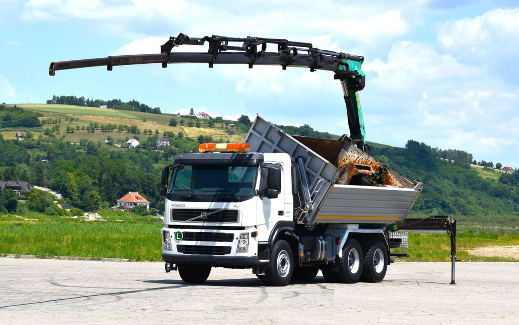 Volvo FM 440 Kipper 4,80m + PK 17000D/6x4 * TOPZUSTAND - Kraanwagen, Kipper vrachtwagen: afbeelding 1 Volvo FM 440 Kipper 4,80m + PK 17000D/6x4 * TOPZUSTAND - Kraanwagen, Kipper vrachtwagen: afbeelding 1