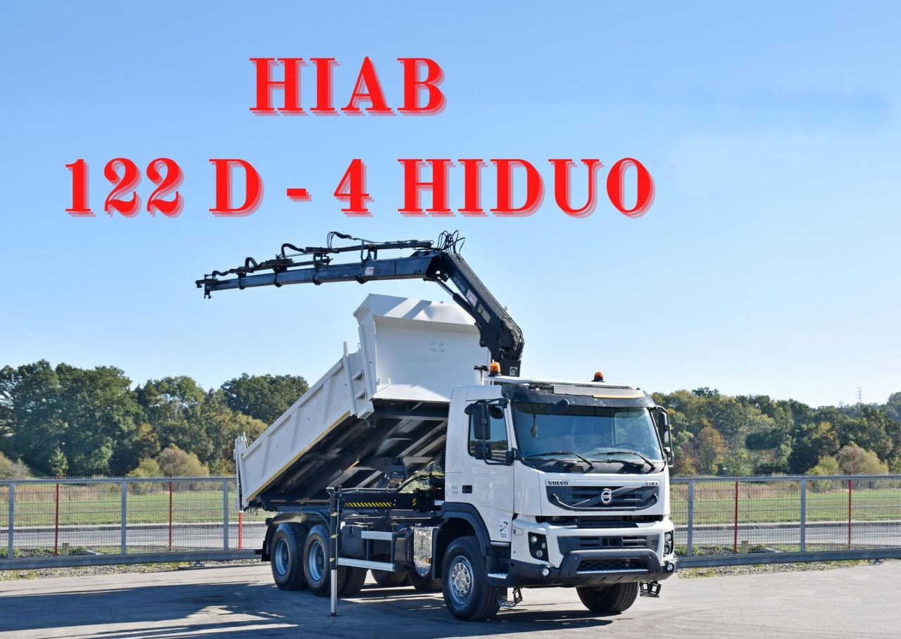 Volvo FMX 410 Kipper 5,20m*HIAB 122 D-4 HIDUO/FUNK*6x4 - Kipper vrachtwagen: afbeelding 1 Volvo FMX 410 Kipper 5,20m*HIAB 122 D-4 HIDUO/FUNK*6x4 - Kipper vrachtwagen: afbeelding 1