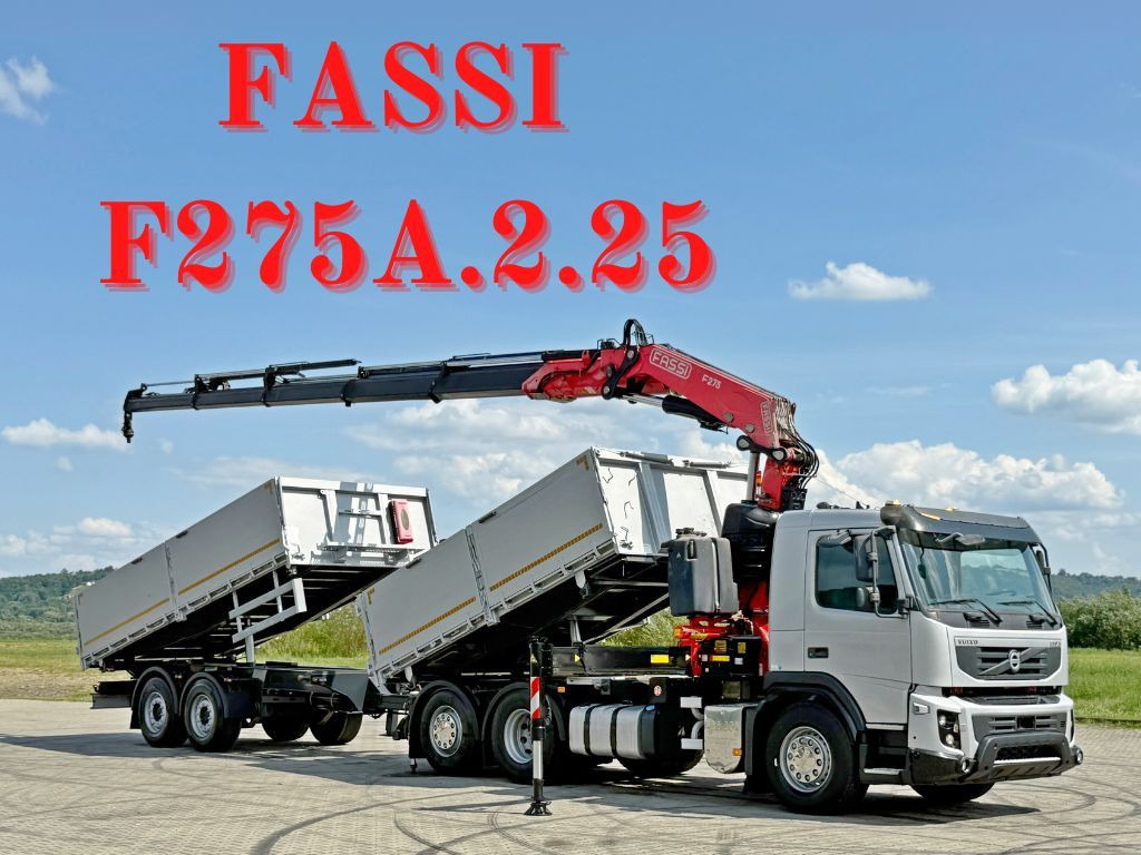 Volvo FMX 420* FASSI F275.2.25 + FUNK + Anhänger / TOP - Kraanwagen: afbeelding 1 Volvo FMX 420* FASSI F275.2.25 + FUNK + Anhänger / TOP - Kraanwagen: afbeelding 1