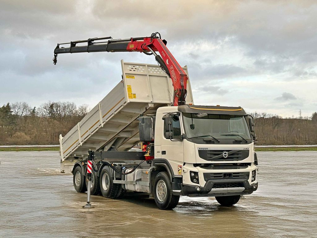 Volvo FMX 450 Kipper 6,50m*FASSI F215A.0.24 + FUNK*8x4 - Kraanwagen, Kipper vrachtwagen: afbeelding 2 Volvo FMX 450 Kipper 6,50m*FASSI F215A.0.24 + FUNK*8x4 - Kraanwagen, Kipper vrachtwagen: afbeelding 2