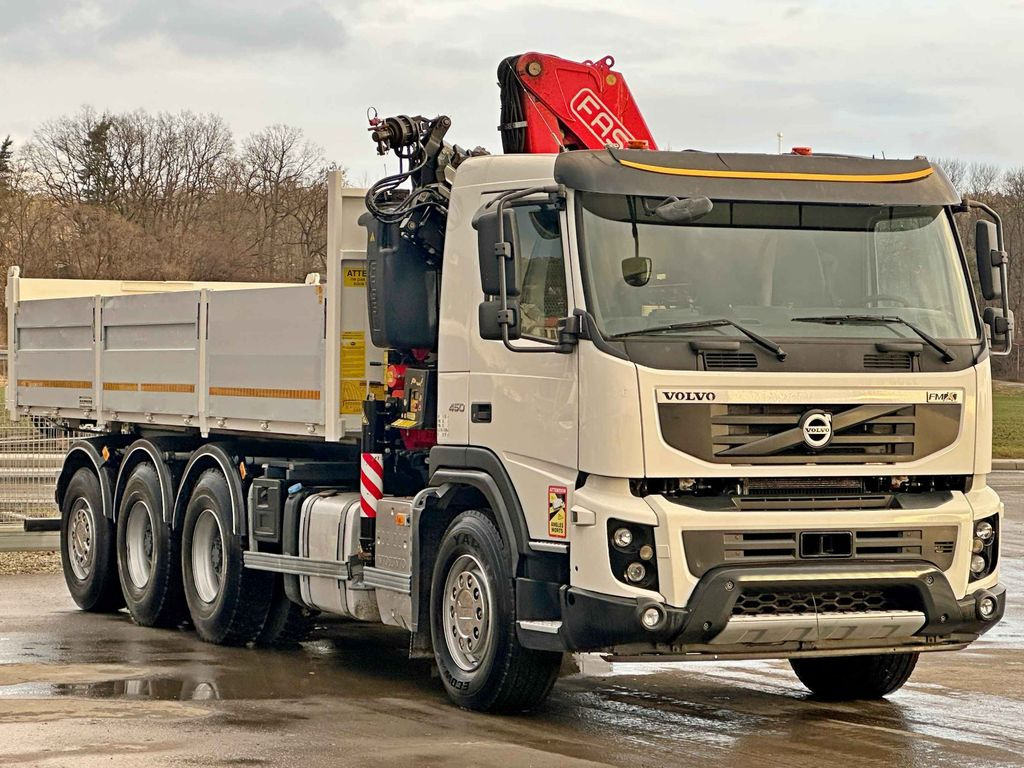 Volvo FMX 450 Kipper 6,50m*FASSI F215A.0.24 + FUNK*8x4 - Kipper vrachtwagen: afbeelding 3 Volvo FMX 450 Kipper 6,50m*FASSI F215A.0.24 + FUNK*8x4 - Kipper vrachtwagen: afbeelding 3