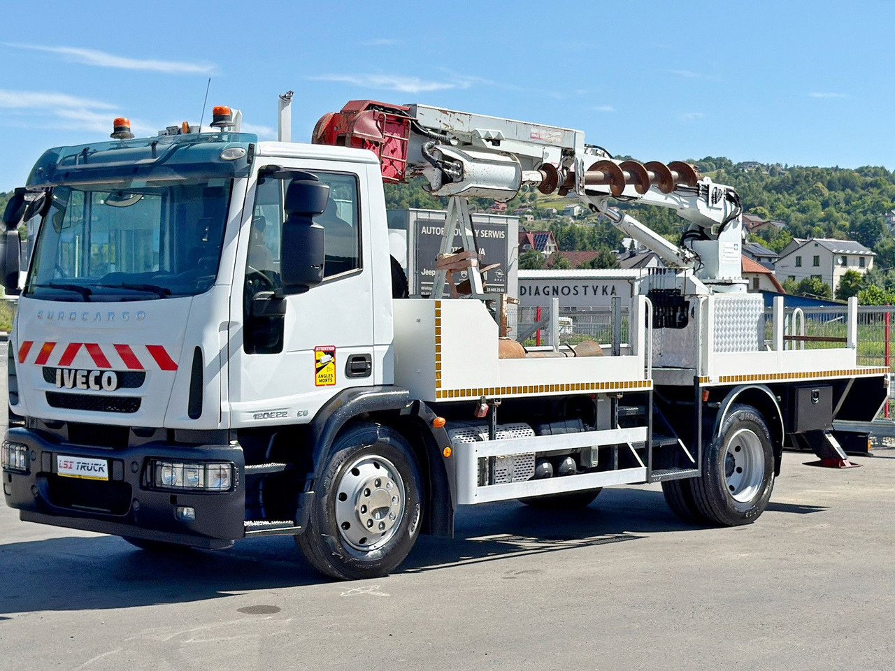Iveco Eurocargo 120E22 * Bohrgerät auf LKW + FUNK *TOP - Vrachtwagen, Kraanwagen: afbeelding 4 Iveco Eurocargo 120E22 * Bohrgerät auf LKW + FUNK *TOP - Vrachtwagen, Kraanwagen: afbeelding 4