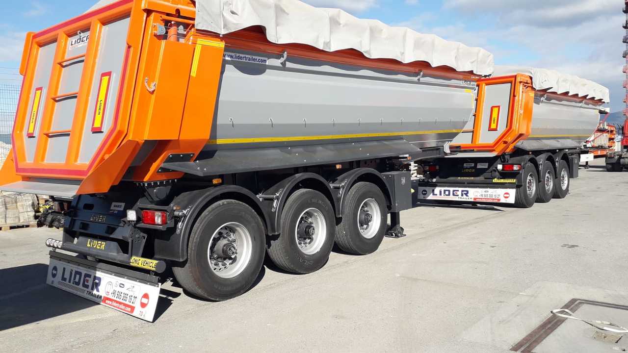 Nieuw Kipper oplegger voor het vervoer van hout LIDER 2024 MODELS YEAR NEW (MANUFACTURER COMPANY LIDER TRAILER & TANKER: afbeelding 12