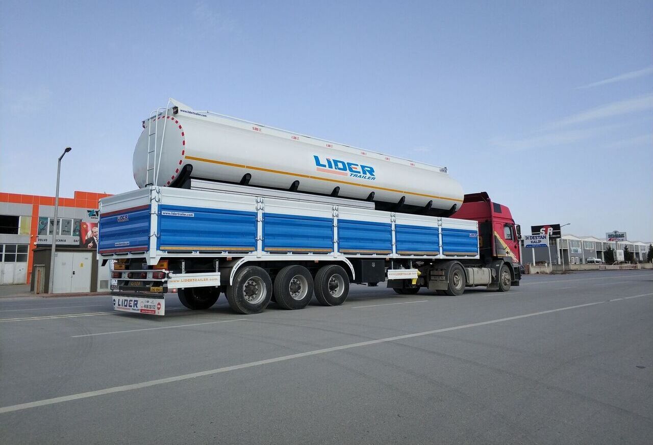 Nieuw Open bak met boorden oplegger LIDER 2024 Model NEW trailer Manufacturer Company READY: afbeelding 15
