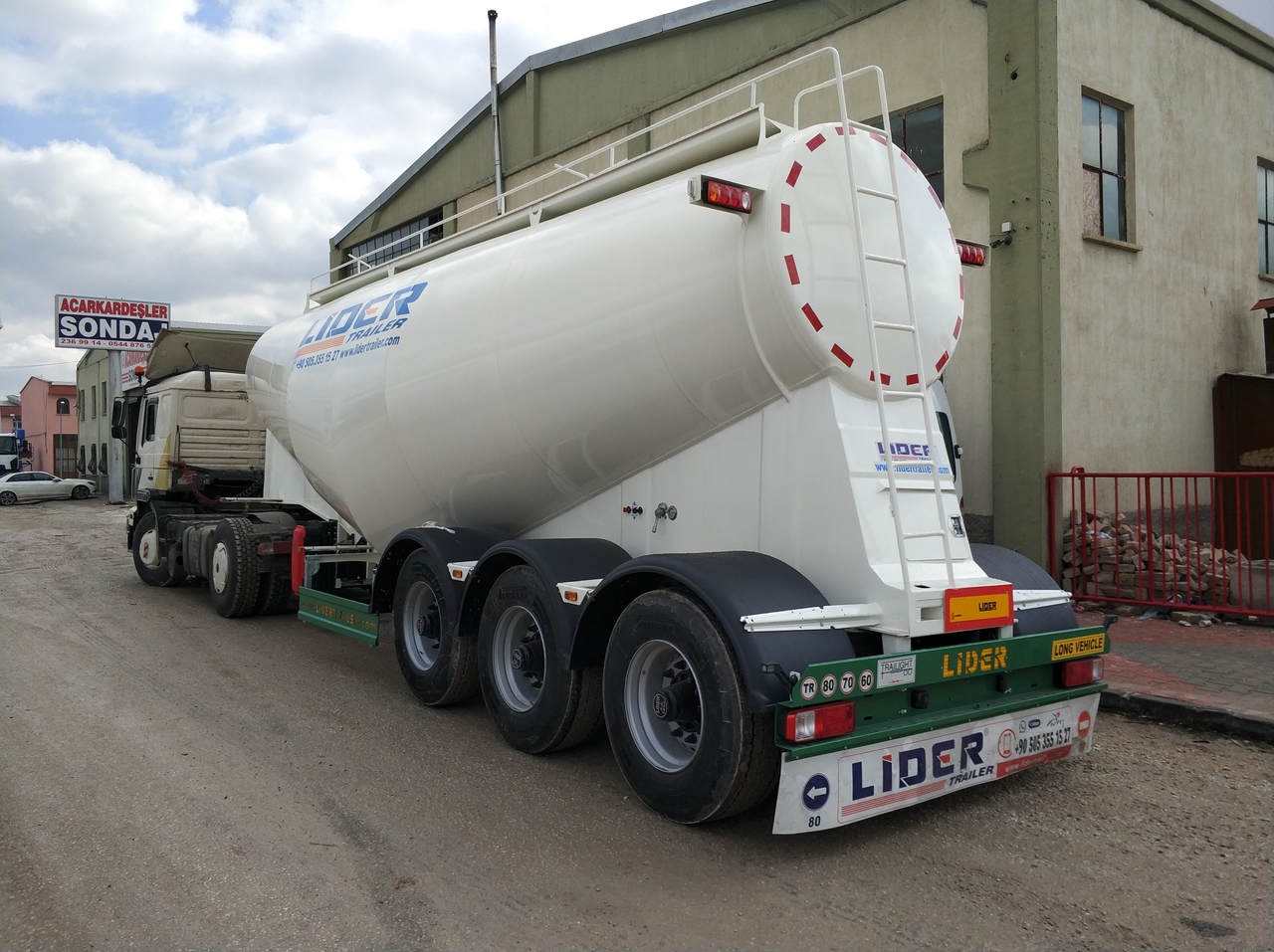 Nieuw Tankoplegger voor het vervoer van cement LIDER 2025  MODEL NEW CEMENT TANKER: afbeelding 14