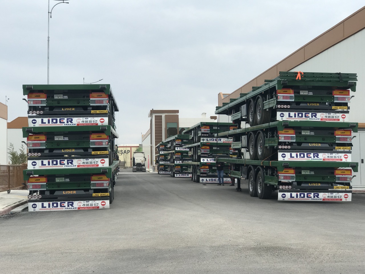 Nieuw Containertransporter/ Wissellaadbak oplegger LIDER 2025 MODEL NEW DIRECTLY FROM MANUFACTURER FACTORY AVAILABLE READ: afbeelding 8