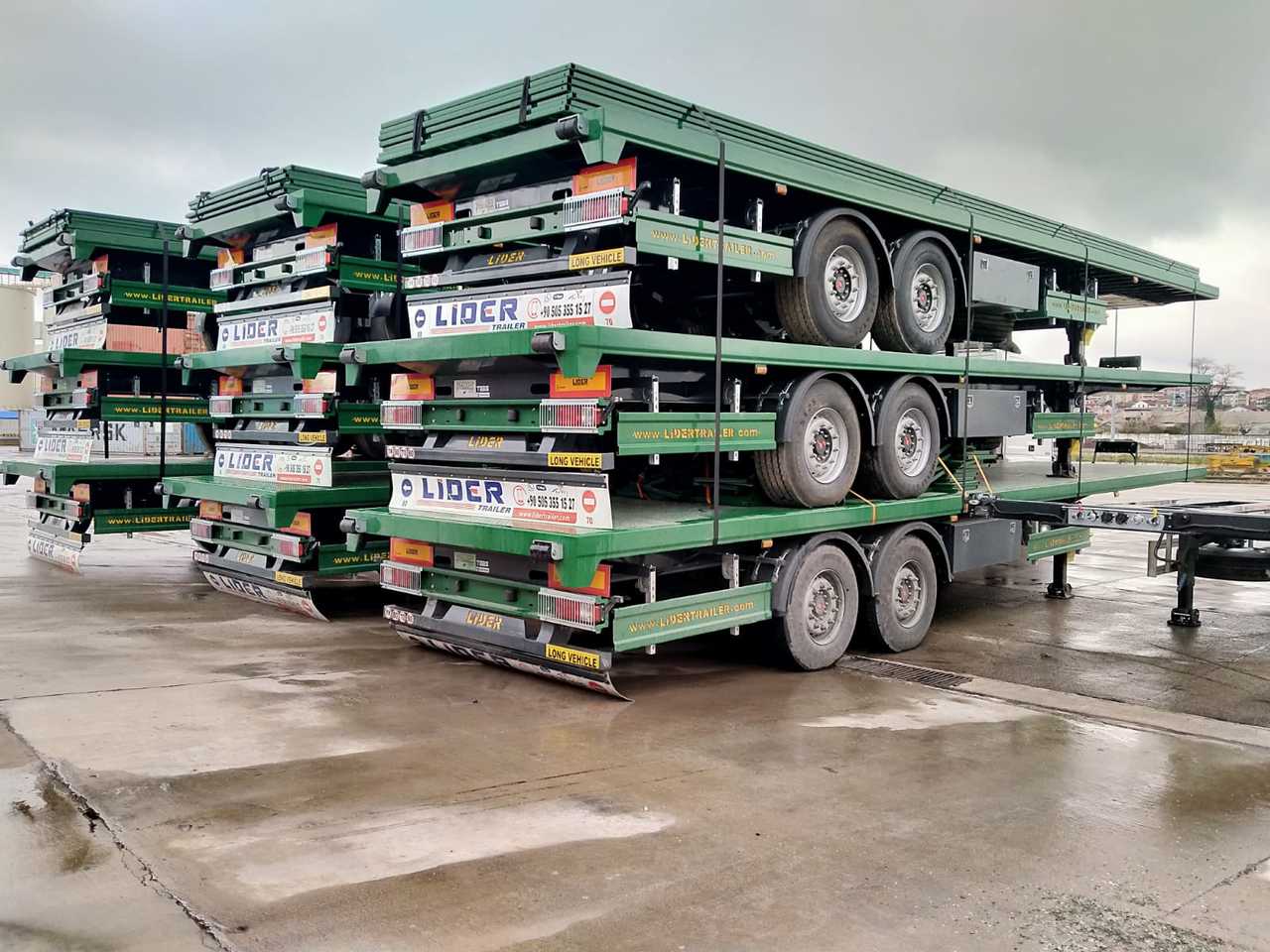 Nieuw Containertransporter/ Wissellaadbak oplegger LIDER 2025 MODEL NEW DIRECTLY FROM MANUFACTURER FACTORY AVAILABLE READ: afbeelding 17