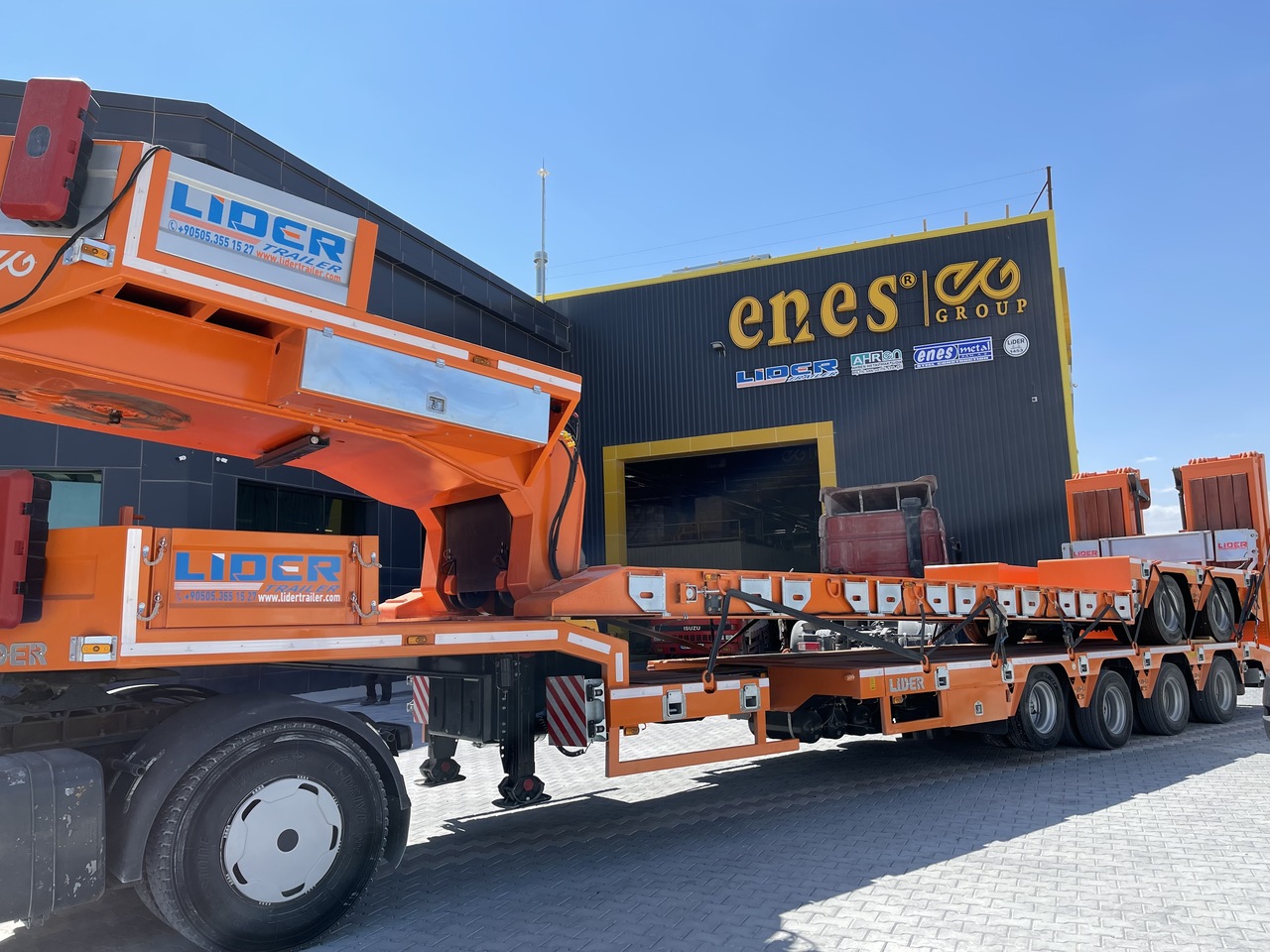 Nieuw Dieplader oplegger voor het vervoer van zwaar materieel LIDER 2025 MODEL NEW LOWBOY TRAILER FROM MANUFACTURER: afbeelding 7