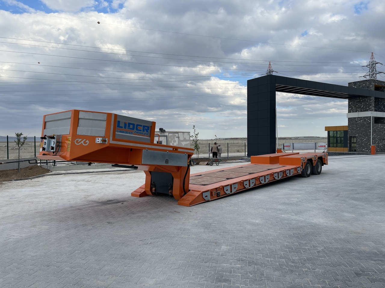 Nieuw Dieplader oplegger voor het vervoer van zwaar materieel LIDER 2025 MODEL NEW LOWBOY TRAILER FROM MANUFACTURER: afbeelding 6