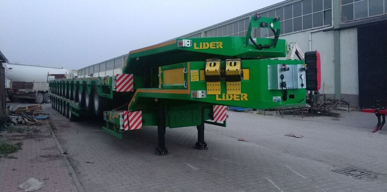 Nieuw Dieplader oplegger LIDER 2025 Model 200 TONS CAPACITY New Productions Directly From Manufacture: afbeelding 10