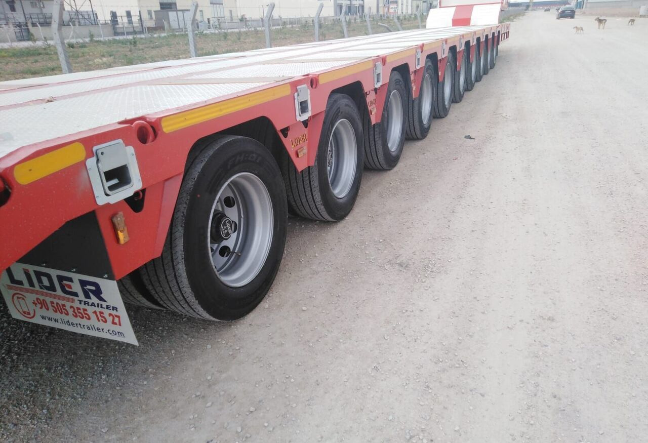 Nieuw Dieplader oplegger LIDER 2025 model 150 Tons capacity Lowbed semi trailer: afbeelding 19