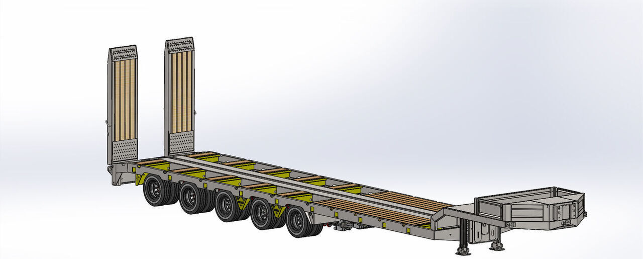 Nieuw Dieplader oplegger LIDER NEW 2025 MODELS YEAR LIDER TRAILER: afbeelding 10