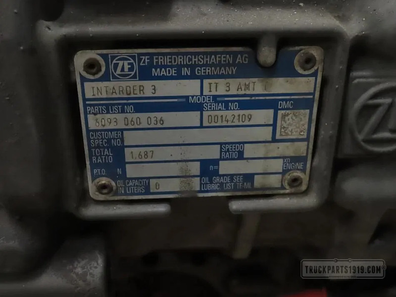 DAF 1912137 Versnellingsbak 12AS2131TD DAF - Versnellingsbak voor Vrachtwagen: afbeelding 4 DAF 1912137 Versnellingsbak 12AS2131TD DAF - Versnellingsbak voor Vrachtwagen: afbeelding 4