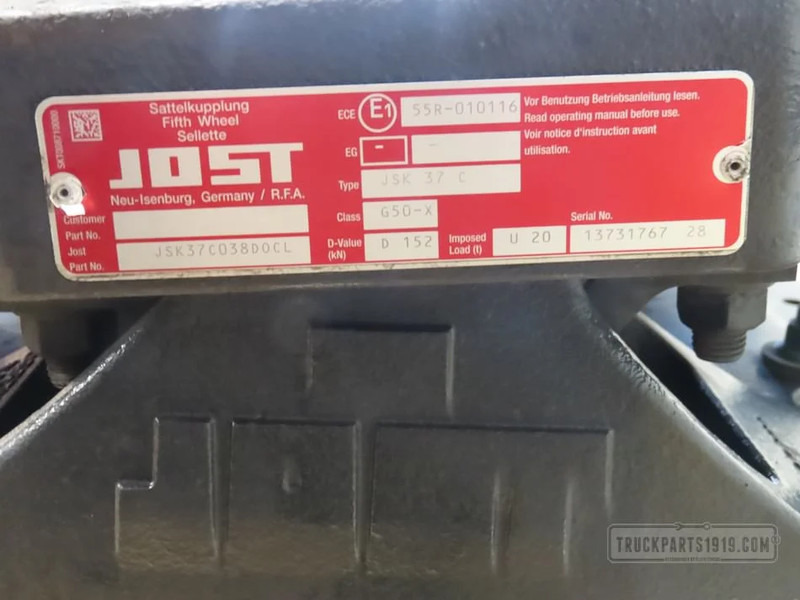 MAN JSK37C Body & Chassis Parts Opleggerschotel JSK37C - Frame/ Chassis voor Vrachtwagen: afbeelding 2 MAN JSK37C Body & Chassis Parts Opleggerschotel JSK37C - Frame/ Chassis voor Vrachtwagen: afbeelding 2