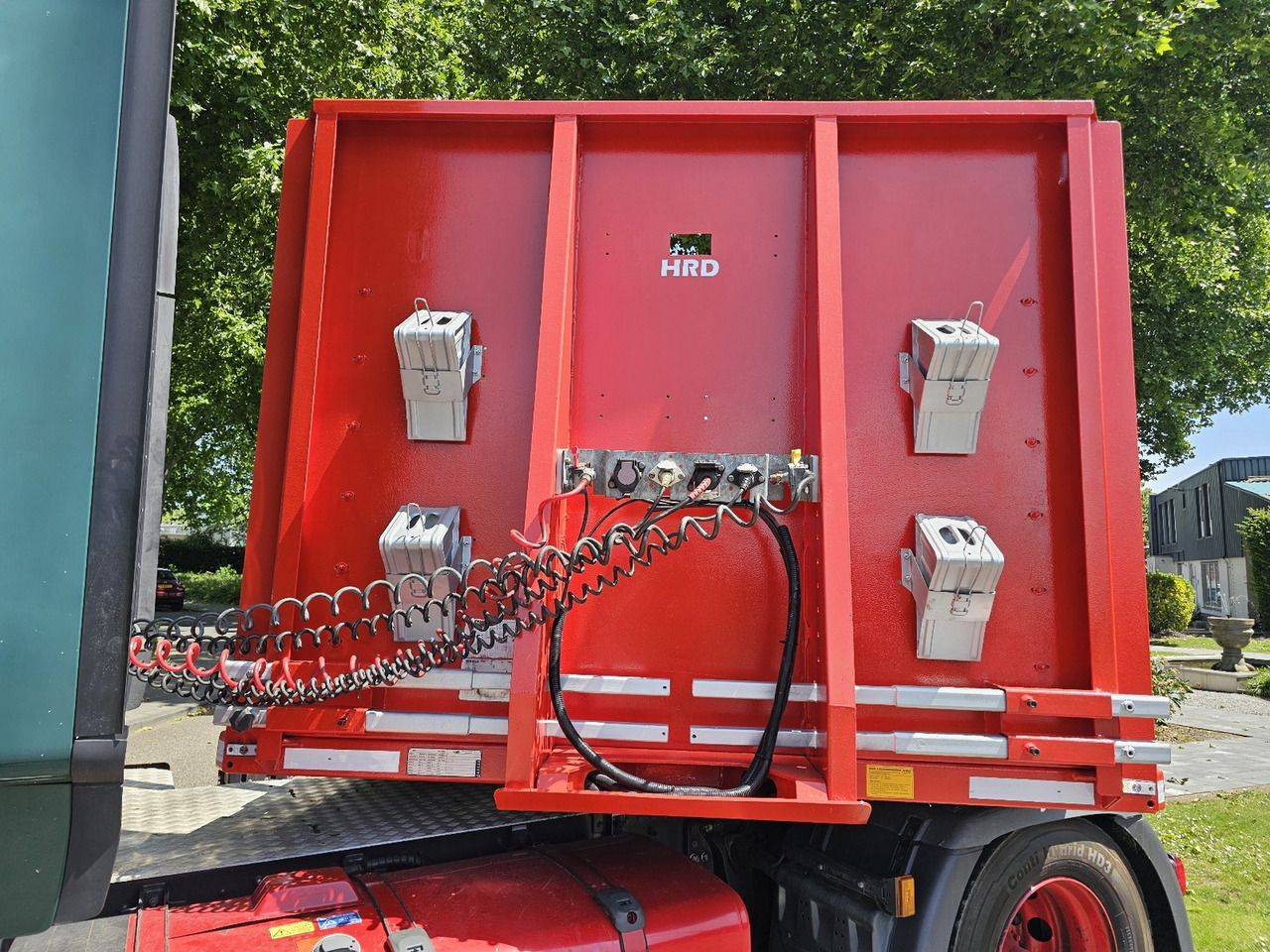 Open bak met boorden oplegger HRD SPTM4N Mega Telesopic: afbeelding 7