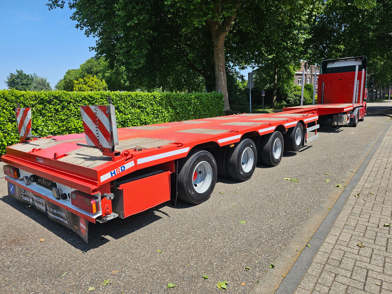 Open bak met boorden oplegger HRD SPTM4N Mega Telesopic: afbeelding 6