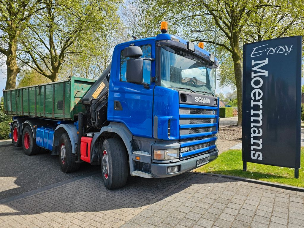 Scania R 124G 420 8x2 Kran (2006)-Container- Kipper - Kraanwagen, Kipper vrachtwagen: afbeelding 1 Scania R 124G 420 8x2 Kran (2006)-Container- Kipper - Kraanwagen, Kipper vrachtwagen: afbeelding 1
