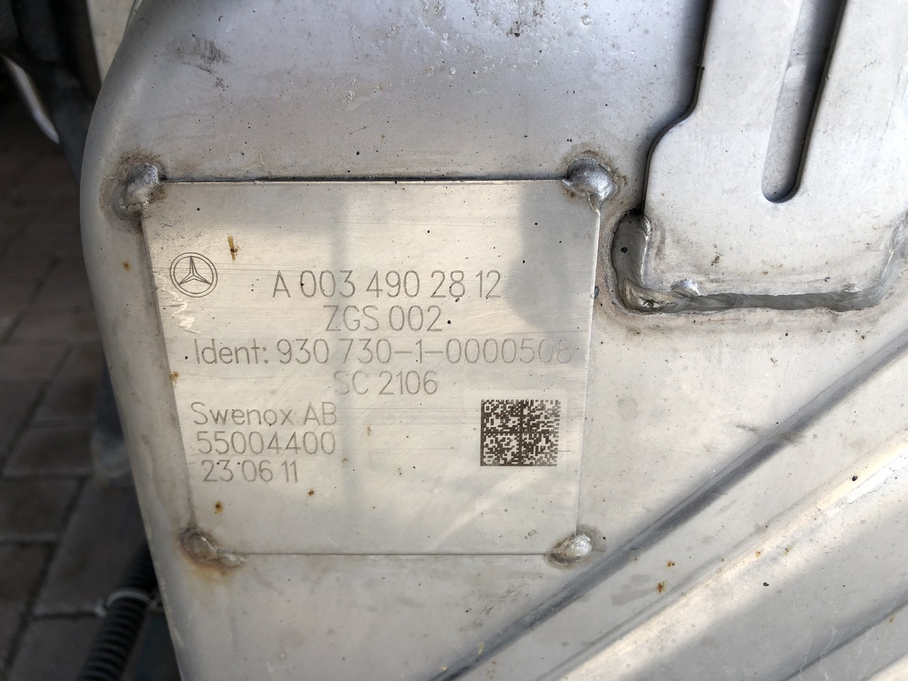 EXHAUST AFTERTREATMENT EURO6-EURO5 MERCEDES ACTROS MP4 - Uitlaatspruitstuk voor Vrachtwagen: afbeelding 3 EXHAUST AFTERTREATMENT EURO6-EURO5 MERCEDES ACTROS MP4 - Uitlaatspruitstuk voor Vrachtwagen: afbeelding 3
