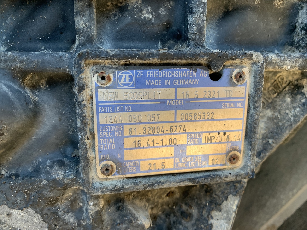 GEARBOX MAN TGX ZF16S2321 TD (WITH INTARTER) - Versnellingsbak en onderdelen voor Vrachtwagen: afbeelding 3 GEARBOX MAN TGX ZF16S2321 TD (WITH INTARTER) - Versnellingsbak en onderdelen voor Vrachtwagen: afbeelding 3