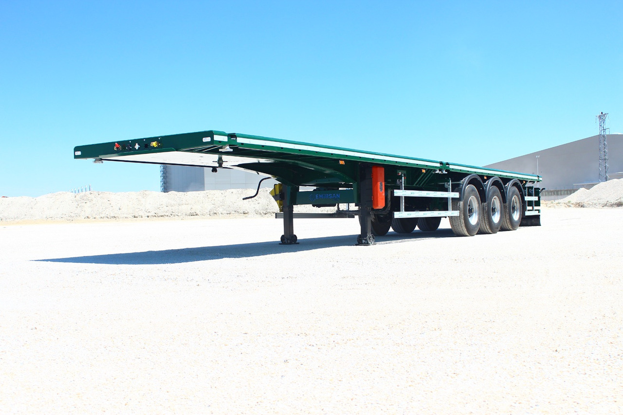 EMIRSAN Immediate Delivery From Stock 13.60 METER FLATBED - Open bak met boorden oplegger: afbeelding 5 EMIRSAN Immediate Delivery From Stock 13.60 METER FLATBED - Open bak met boorden oplegger: afbeelding 5