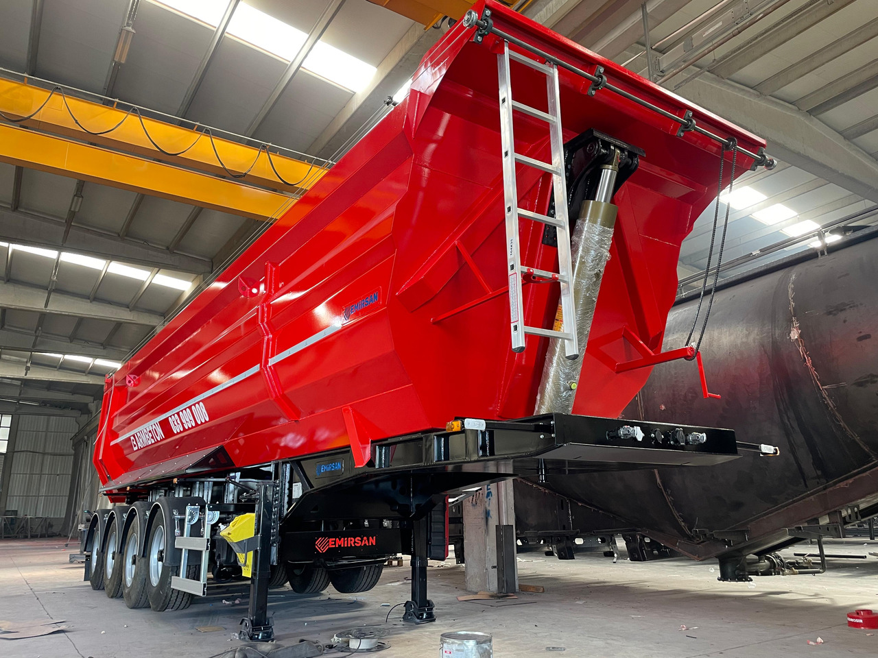 EMIRSAN SELF-STEERING, 4 AXLE U TYPE TIPPER - Kipper oplegger: afbeelding 4 EMIRSAN SELF-STEERING, 4 AXLE U TYPE TIPPER - Kipper oplegger: afbeelding 4