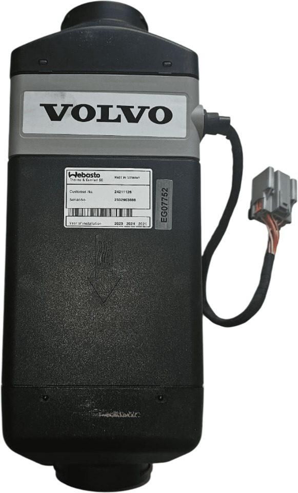 WEBASTO LUCHTVERWARMER AIRTOP EVO 2000 24V/2kW VOLVO | GEBRUIKT | 24211126 - Verwarming/ Ventilatie voor Vrachtwagen: afbeelding 1 WEBASTO LUCHTVERWARMER AIRTOP EVO 2000 24V/2kW VOLVO | GEBRUIKT | 24211126 - Verwarming/ Ventilatie voor Vrachtwagen: afbeelding 1