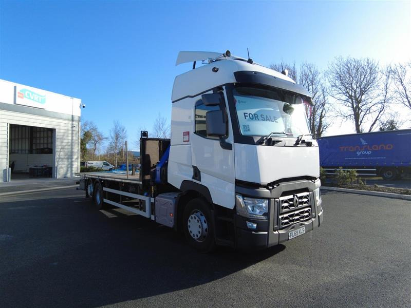 2019 Renault T 380 Rigid Crane Truck - Vrachtwagen met open laadbak, Kraanwagen: afbeelding 1 2019 Renault T 380 Rigid Crane Truck - Vrachtwagen met open laadbak, Kraanwagen: afbeelding 1