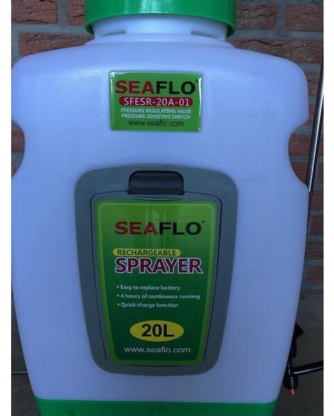 Seaflo Accu rug spuit, 20 liter - Gedragen veldspuit: afbeelding 2 Seaflo Accu rug spuit, 20 liter - Gedragen veldspuit: afbeelding 2