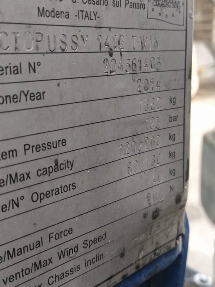 Oil & Steel 14.12 TWIN - Spinhoogwerker: afbeelding 4 Oil & Steel 14.12 TWIN - Spinhoogwerker: afbeelding 4