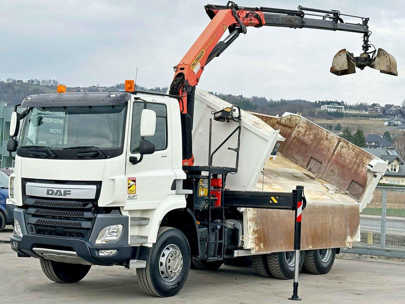 DAF CF 410 * Kipper 4,90 m + PK 16001 - K B * 6x4 - Kipper vrachtwagen, Kraanwagen: afbeelding 3 DAF CF 410 * Kipper 4,90 m + PK 16001 - K B * 6x4 - Kipper vrachtwagen, Kraanwagen: afbeelding 3