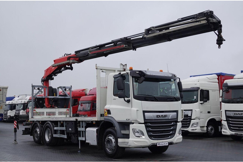 DAF CF 450 - Vrachtwagen met open laadbak, Kraanwagen: afbeelding 3 DAF CF 450 - Vrachtwagen met open laadbak, Kraanwagen: afbeelding 3