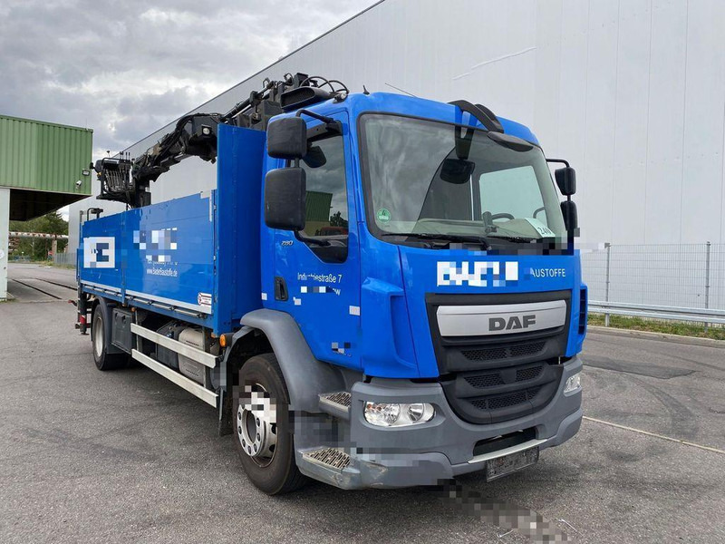 DAF LF 280 - Vrachtwagen met open laadbak, Kraanwagen: afbeelding 2 DAF LF 280 - Vrachtwagen met open laadbak, Kraanwagen: afbeelding 2