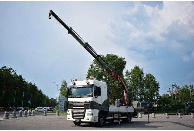 DAF XF 105.410 - Vrachtwagen met open laadbak, Kraanwagen: afbeelding 4 DAF XF 105.410 - Vrachtwagen met open laadbak, Kraanwagen: afbeelding 4