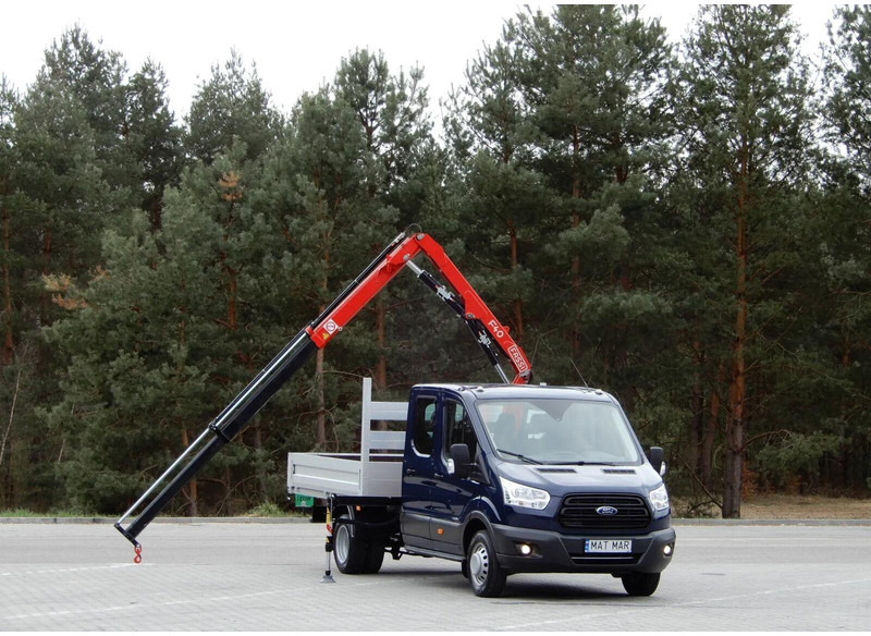 Ford Transit 2.0 - Doka flatbed+crane - Vrachtwagen met open laadbak, Kraanwagen: afbeelding 4 Ford Transit 2.0 - Doka flatbed+crane - Vrachtwagen met open laadbak, Kraanwagen: afbeelding 4