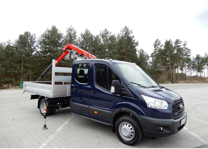 Ford Transit 2.0 - Doka flatbed+crane - Vrachtwagen met open laadbak, Kraanwagen: afbeelding 2 Ford Transit 2.0 - Doka flatbed+crane - Vrachtwagen met open laadbak, Kraanwagen: afbeelding 2