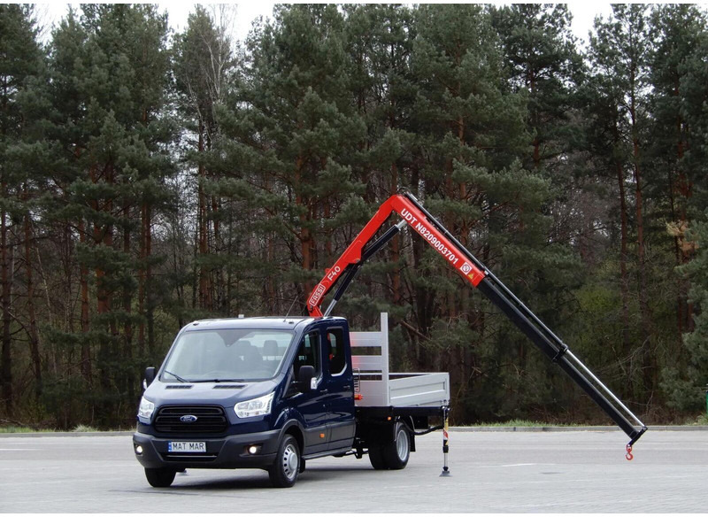 Ford Transit 2.0 - Doka flatbed+crane - Vrachtwagen met open laadbak, Kraanwagen: afbeelding 3 Ford Transit 2.0 - Doka flatbed+crane - Vrachtwagen met open laadbak, Kraanwagen: afbeelding 3