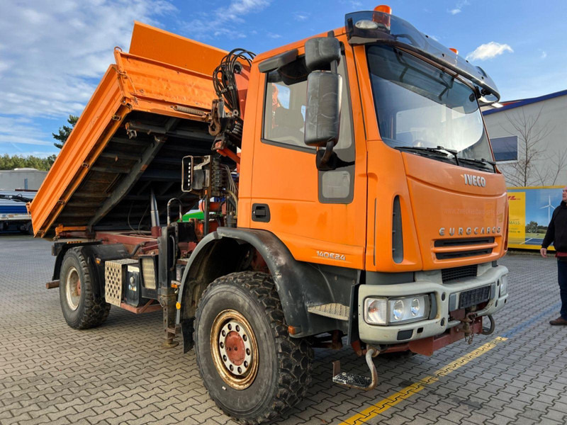 Iveco 140 E 24 4x4 + Atlas AK 65.2 A1 - Kipper vrachtwagen, Kraanwagen: afbeelding 3 Iveco 140 E 24 4x4 + Atlas AK 65.2 A1 - Kipper vrachtwagen, Kraanwagen: afbeelding 3