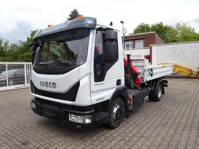 Iveco Eurocargo 80-220 Tipper + crane - Kipper vrachtwagen, Kraanwagen: afbeelding 4 Iveco Eurocargo 80-220 Tipper + crane - Kipper vrachtwagen, Kraanwagen: afbeelding 4