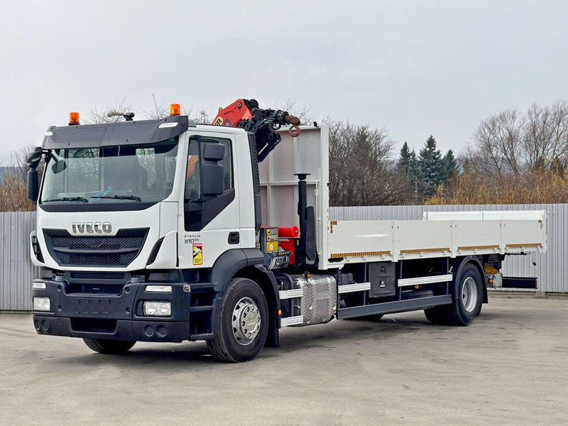 Iveco Stralis 310 PRITSCHE 7,80m +KRAN +FUNK - Vrachtwagen met open laadbak, Kraanwagen: afbeelding 4 Iveco Stralis 310 PRITSCHE 7,80m +KRAN +FUNK - Vrachtwagen met open laadbak, Kraanwagen: afbeelding 4