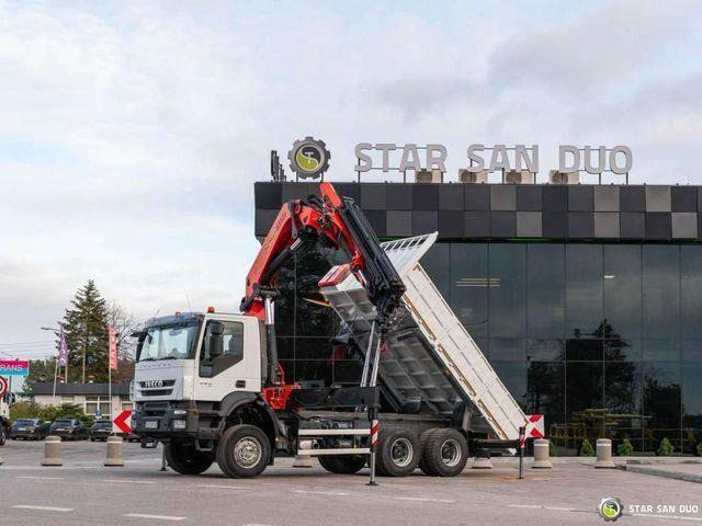 Iveco TRAKKER 360 6x6 PALFINGER PK 36002 Crane Kipper - Kipper vrachtwagen, Kraanwagen: afbeelding 1 Iveco TRAKKER 360 6x6 PALFINGER PK 36002 Crane Kipper - Kipper vrachtwagen, Kraanwagen: afbeelding 1