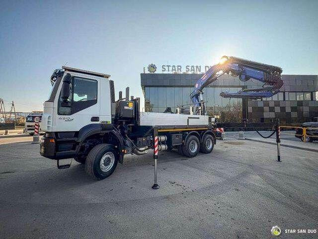 Iveco TRAKKER 450 6x6 PM41S FLY JIB Crane Kipper - Vrachtwagen met open laadbak, Kraanwagen: afbeelding 2 Iveco TRAKKER 450 6x6 PM41S FLY JIB Crane Kipper - Vrachtwagen met open laadbak, Kraanwagen: afbeelding 2