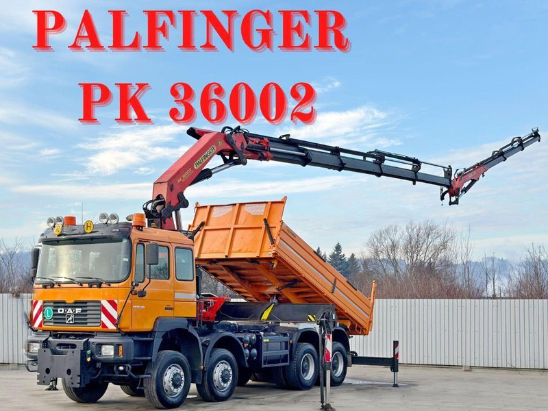 MAN 35.414 * PALFINGER PK 36002 +FUNK / 8x6 - Vrachtwagen met open laadbak, Kraanwagen: afbeelding 1 MAN 35.414 * PALFINGER PK 36002 +FUNK / 8x6 - Vrachtwagen met open laadbak, Kraanwagen: afbeelding 1